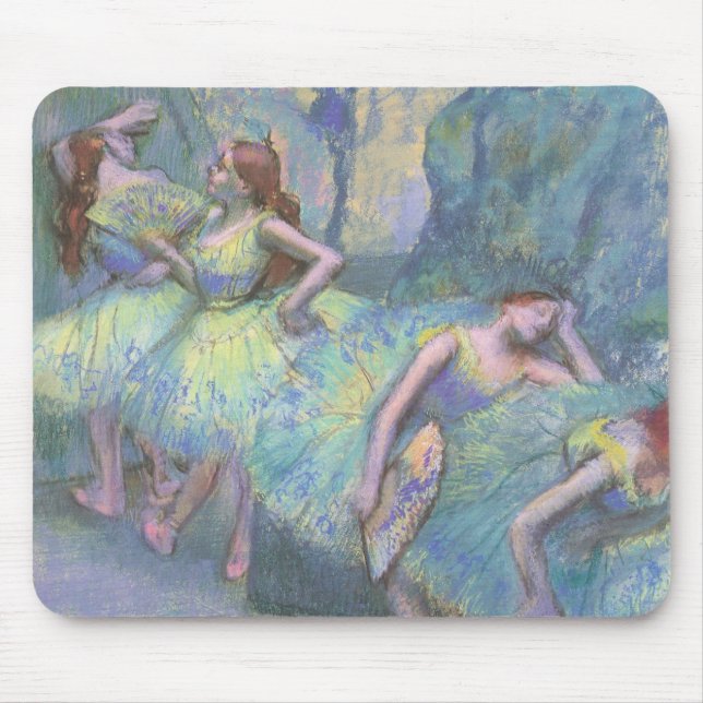 Ballet Dancers i Vingar av Edgar Degas Musmatta (Framsidan)