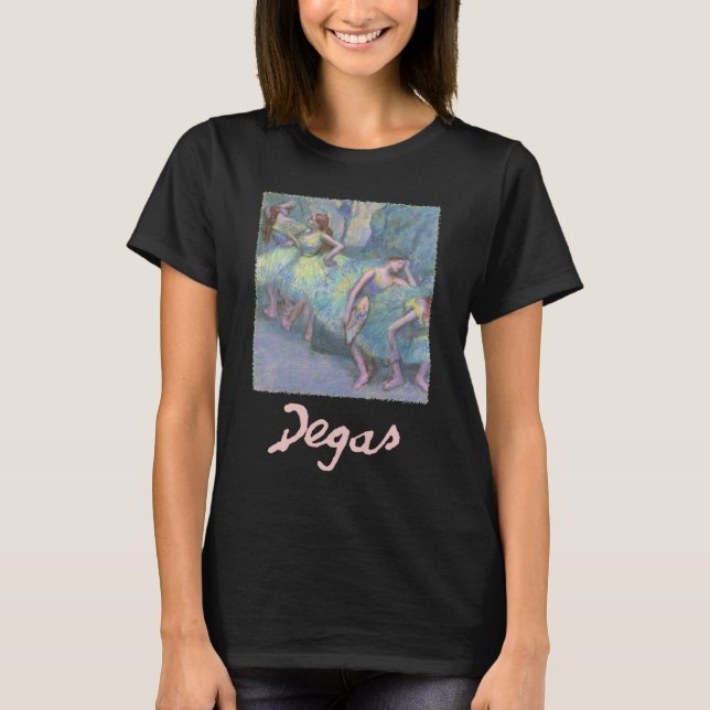 Ballet Dancers i Vingar av Edgar Degas T Shirt (Framsida)