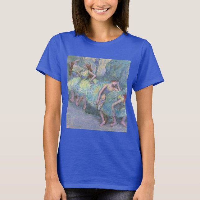 Ballet Dancers i Vingar av Edgar Degas Tee (Framsida)