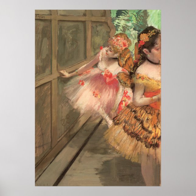 Ballet Dancers in Butterfly Costumes, Edgar Degas Poster (Framsidan)