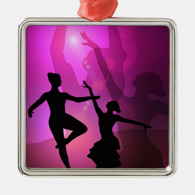 Ballet Dancers Julgransprydnad Metall (Framsidan)