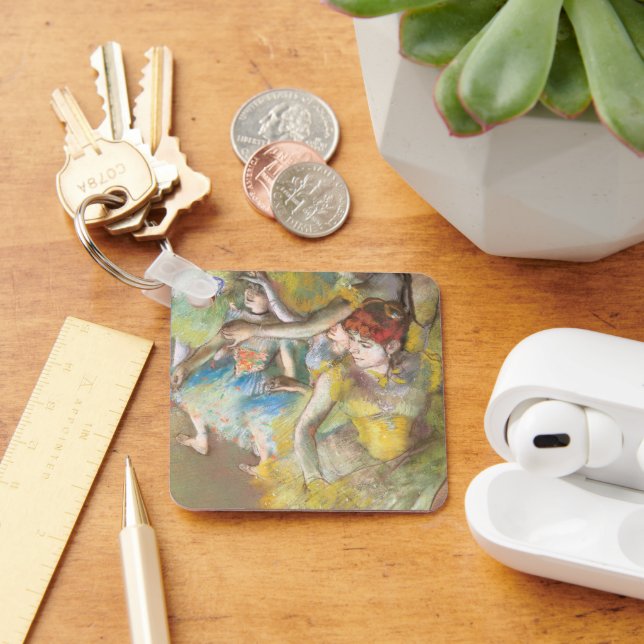 Ballet Dancers på scenen av Edgar Degas Nyckelring (Skrivbord)