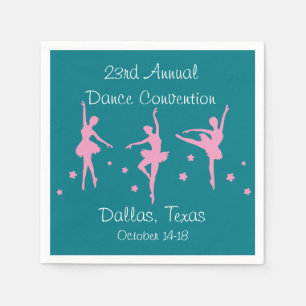 Ballet Dancers Party Napkin-mall Pappersservett