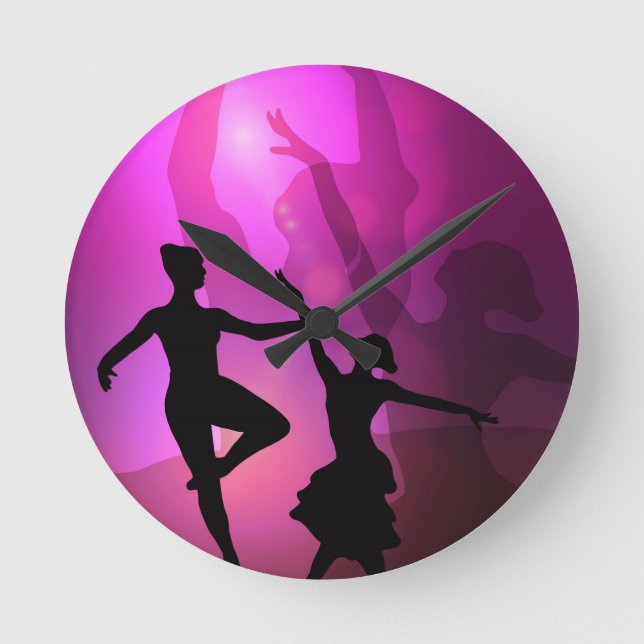 Ballet Dancers Rund Klocka (Framsida)
