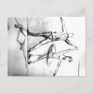 Ballet Dancers Vykort