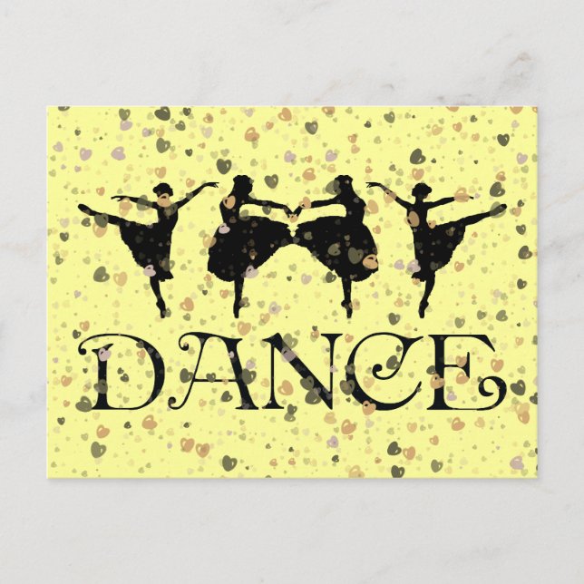 BALLET DANCERS VYKORT (Framsida)