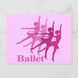Ballet Dancers Vykort