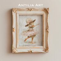 Ballet Dancing Anka Whimsical Nursery Ballerina
