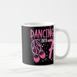 Ballet Dancing Into 7 Birthday Ballerina Girls Kid Kaffemugg