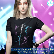 Ballet Dancing skeleton creepy pooky Halloween