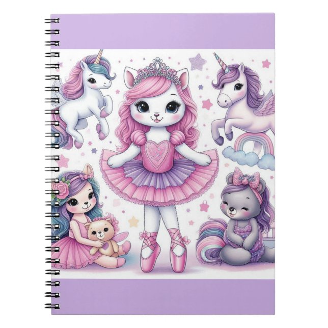 Ballet Dreams Notebook Anteckningsbok (Framsidan)
