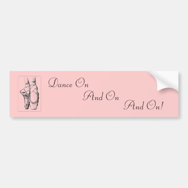 Ballet - En Pointe Bildekal (Framsidan)