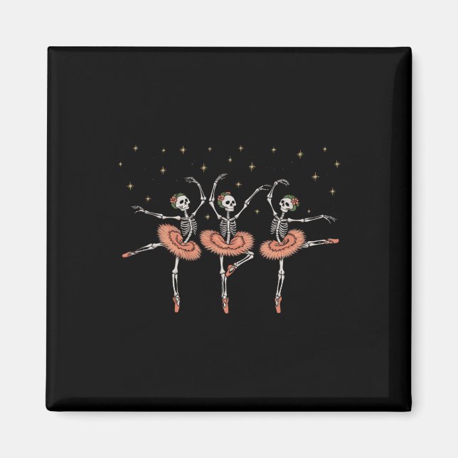 Ballet Funny Halloween Outfit Costumes Magnet (Framsidan)