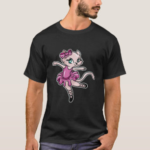Ballet Gift Ballerina Dancer Cat Gifts T Shirt
