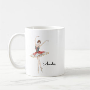 Ballet Girl Personlig Kaffemugg