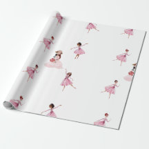 Ballet Girl Wrapping Papper