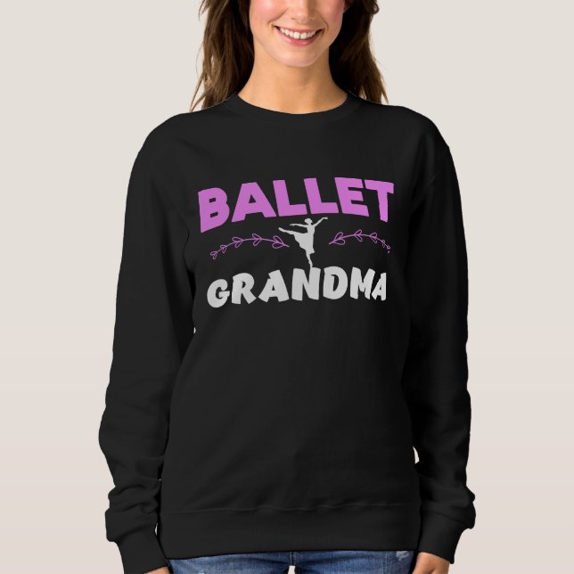 Ballet Grandma Ballerina Mother's Day Dancing Ball T Shirt (Framsida)