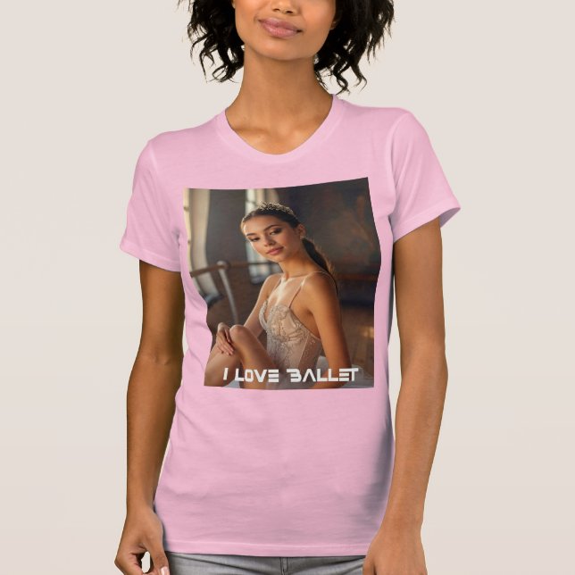 BALLET - I LOVE BALLET T SHIRT (Framsida)