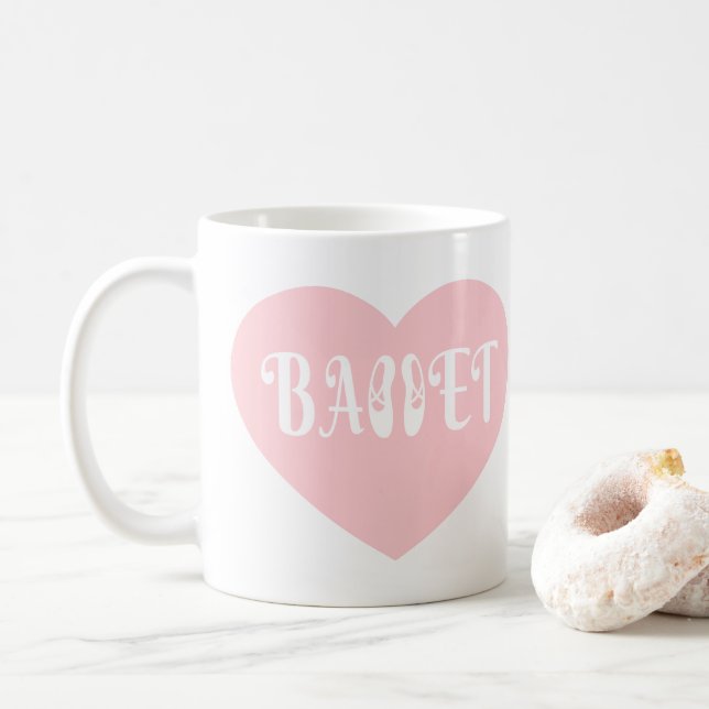 Ballet Kärlek Dance Personalize Ctomizeus Kaffemugg (Med munk)