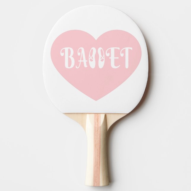 Ballet Kärlek Dance Personalize Ctomizeus Pingisracket (Framsidan)
