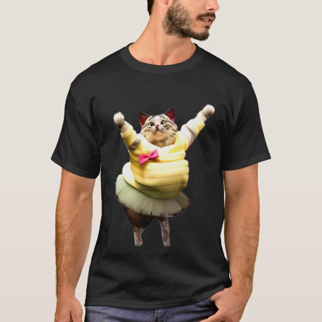 Ballet Kattunge, version 2 0 T Shirt (Framsida)