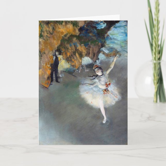 Ballet - l'etoile - Edgar Degas - 1878 Kort (Framsida)