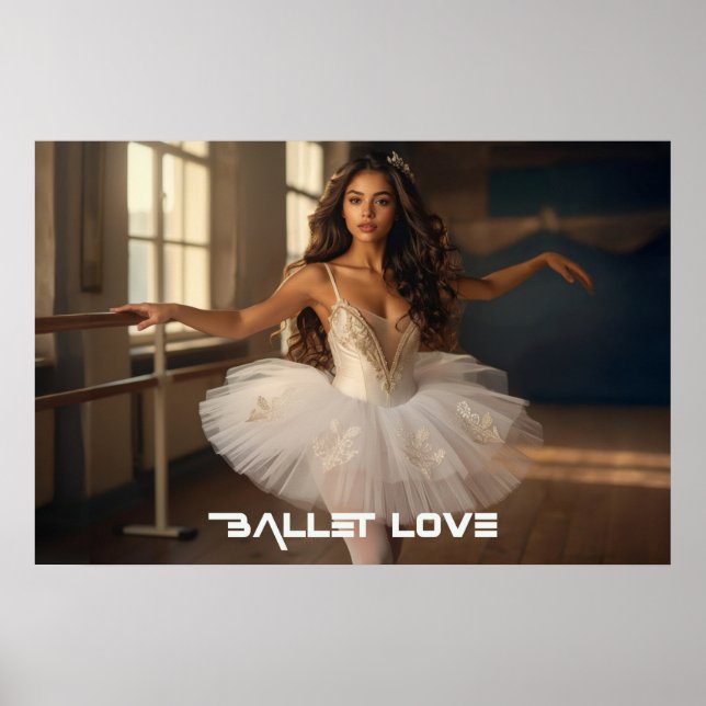BALLET LOVE - BALLET & DANCE POSTER (Framsidan)