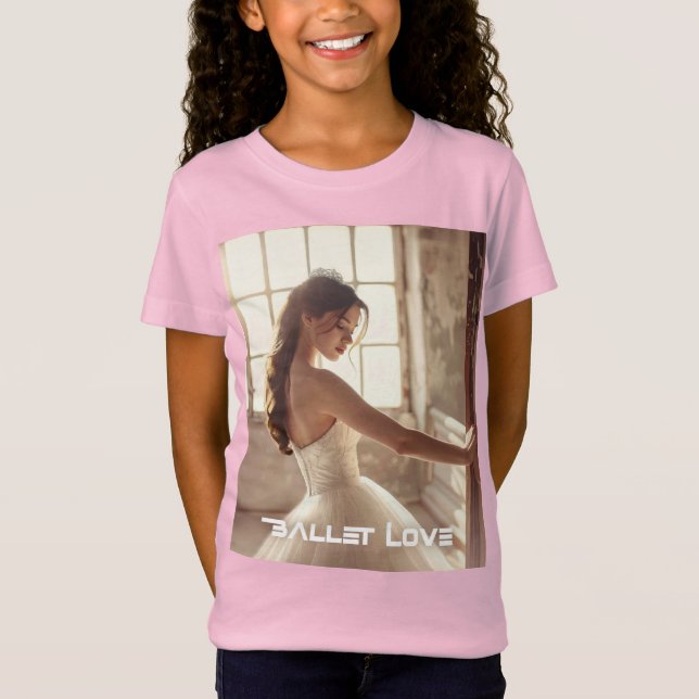BALLET LOVE - BALLET & DANCE T SHIRT (Framsida)