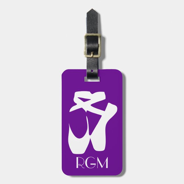 Ballet Luggage Tag Bagagebricka (Vertikal Framsida)