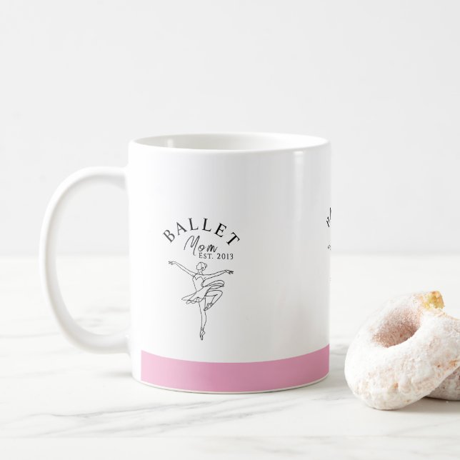 Ballet Mamma Est  Kaffemugg (Med munk)