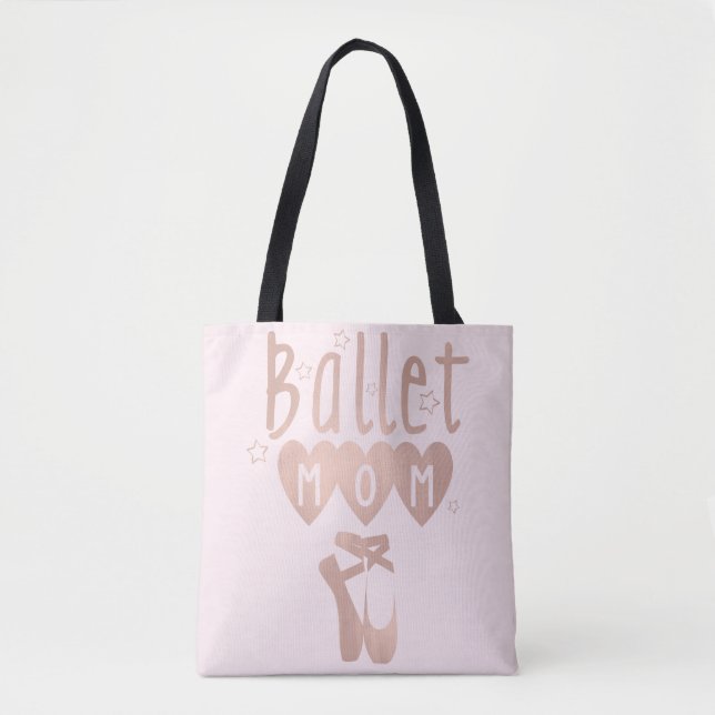 Ballet Mamma Rosa ros Guld Stars & Hearts Tygkasse (Framsida)