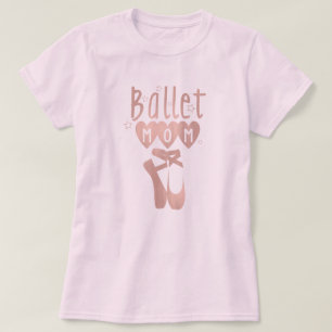 Ballet mamma rosa roséguld stjärnor & hjärtan t-shirt