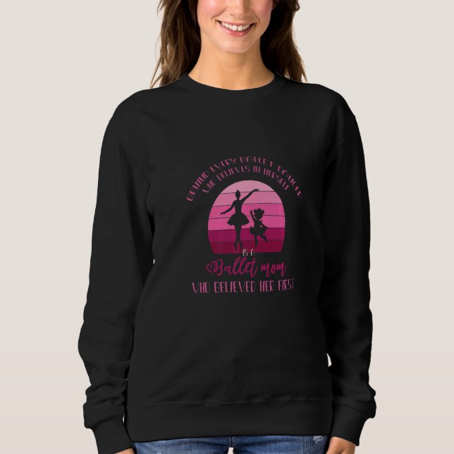 Ballet Mamma som kärlek hans barn T Shirt (Framsida)