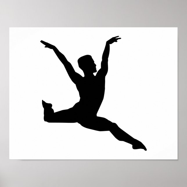 Ballet man poster (Framsidan)