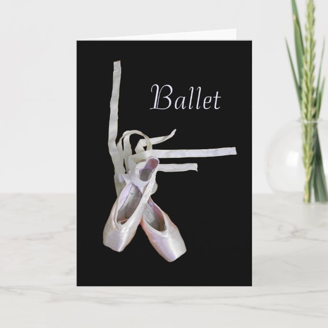 Ballet med det tomma hälsningskortet kort (Framsida)