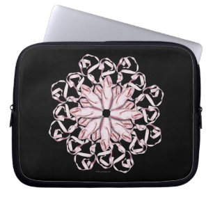 Ballet Mönster (rosa) Laptop Fodral