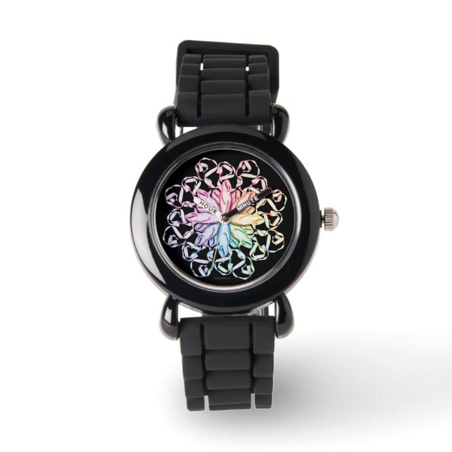 Ballet Mönster (spektral) Armbandsur (Framsida)