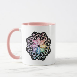Ballet Mönster (spektral) Mugg