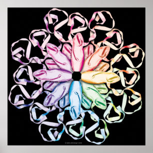 Ballet Mönster (spektral) Poster