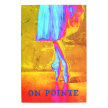 Ballet Neon Färg Pop Art Metall Art