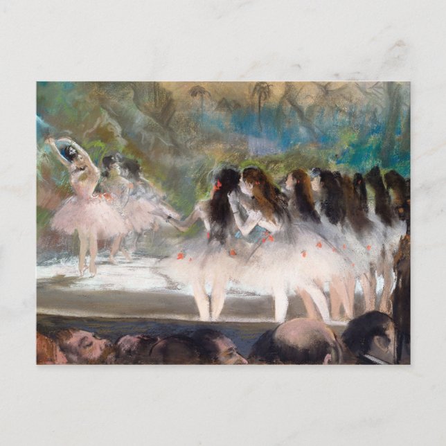 Ballet på Paris Opera av Edgar Degas Vykort (Framsida)