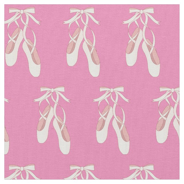 Ballet Pointe Shoes Cute Dance Dancer Rosa Girls Tyg (Närbild)