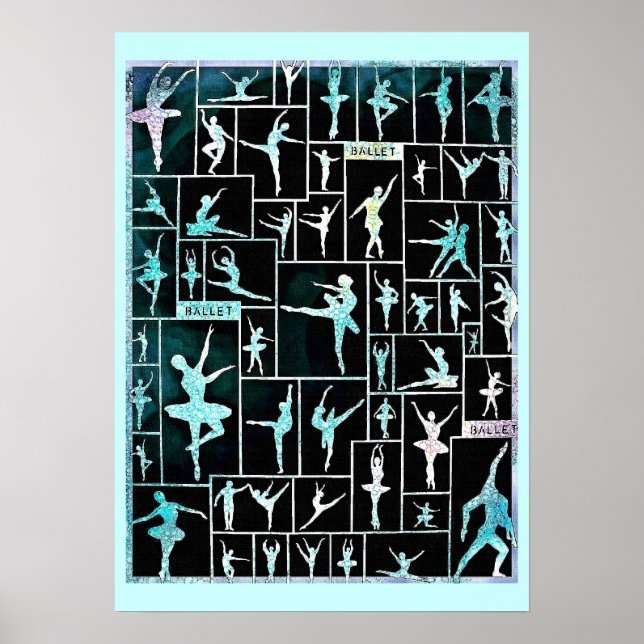 Ballet Poses Poster (Framsidan)