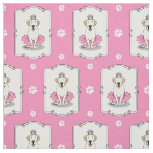 Ballet Princess Gult Labrador Retriever Hund Tyg