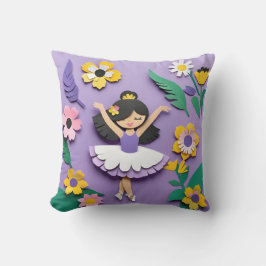 Ballet Princess I Square Pillow Kudde