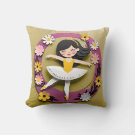 Ballet Princess III Square Pillow Kudde