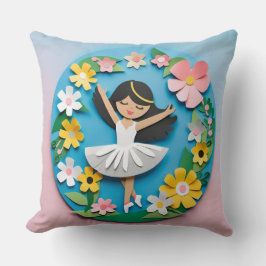 Ballet Princess IV Square Pillow Kudde