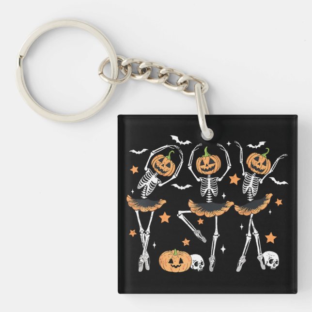 Ballet Pumpkin Skeleton Scary Halloween (Framsidan)