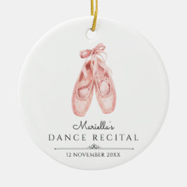 Ballet Recital Keepsake  Julgransprydnad Keramik
