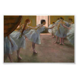 Ballet Rehearsal av Edgar Degas Fototryck